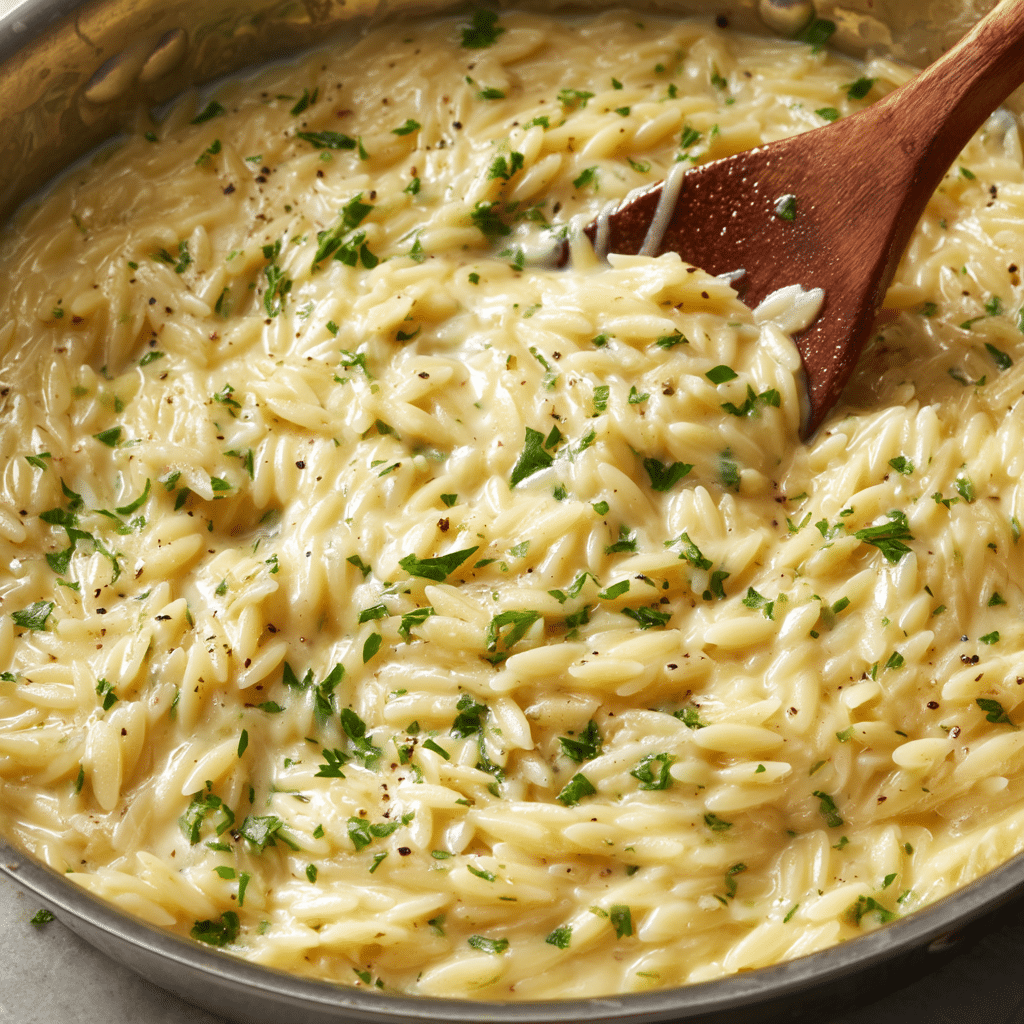Garlic Parmesan Orzo