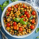 Mediterranean Eggplant Chickpea Salad