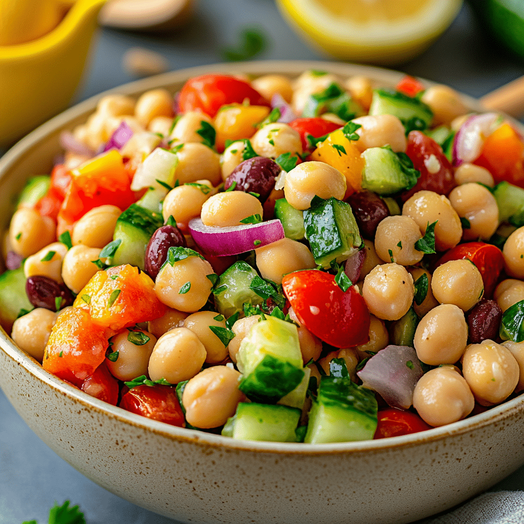 Mediterranean Bean Salad