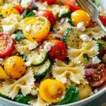 Healthy Tuscan Pasta Salad