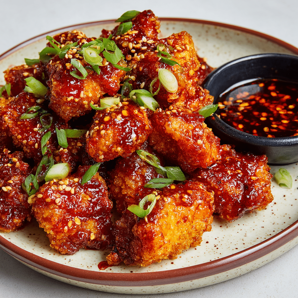 Crispy Baked Spicy Chicken Bites
