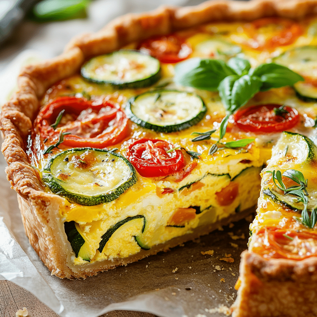 Easy and Delicious Spring Hash Brown Crust Quiche Recipe