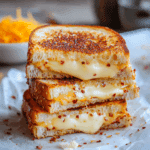 Goat Cheese Grilled Cheese with Honey & Spice