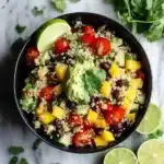Southwest Quinoa Salad with Lime Vinaigrette Recipe