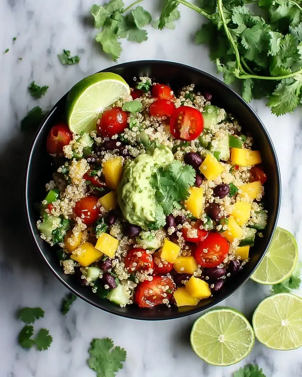 Southwest Quinoa Salad with Lime Vinaigrette Recipe