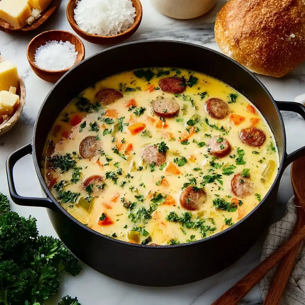 Creamy Sausage Soup Recipe - Recipe Image