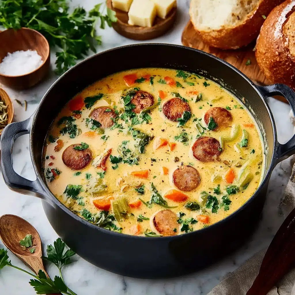 Creamy Sausage Soup Recipe - Recipe Image