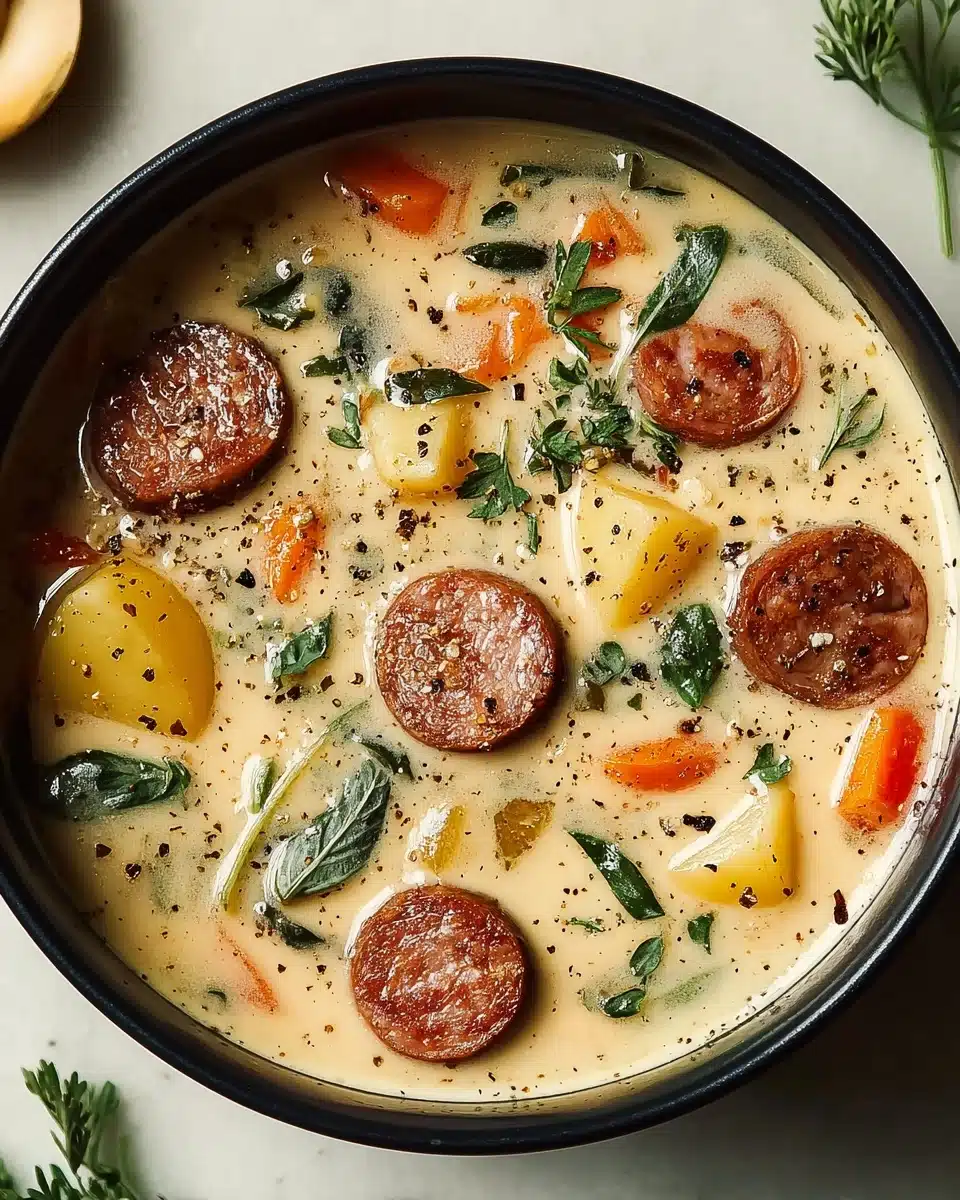 Creamy Sausage Soup Recipe