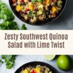 Southwest Quinoa Salad with Lime Vinaigrette Recipe