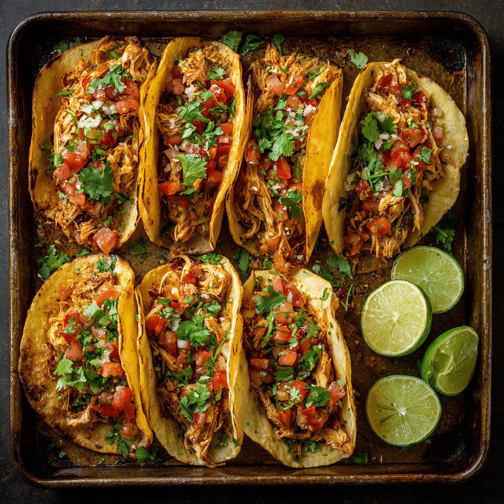 Baked Chicken Tacos