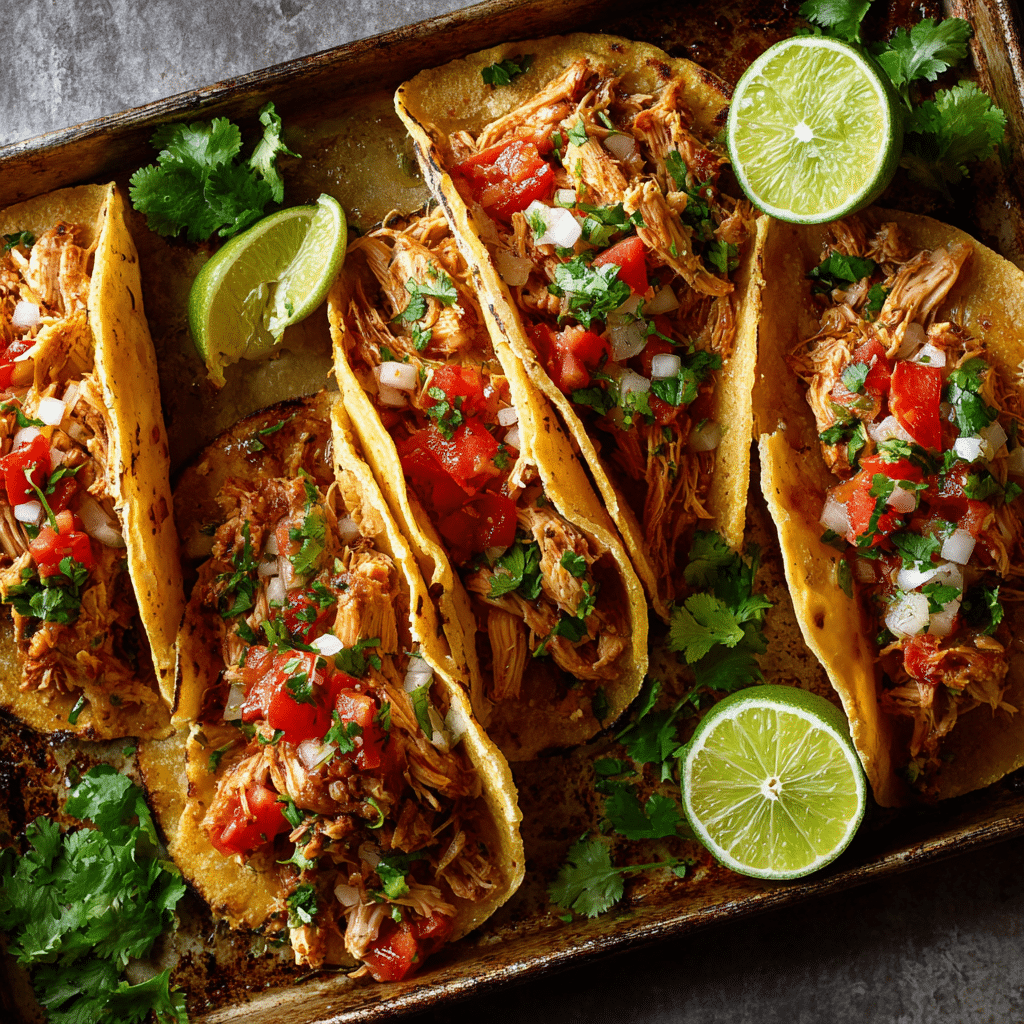 Baked Chicken Tacos