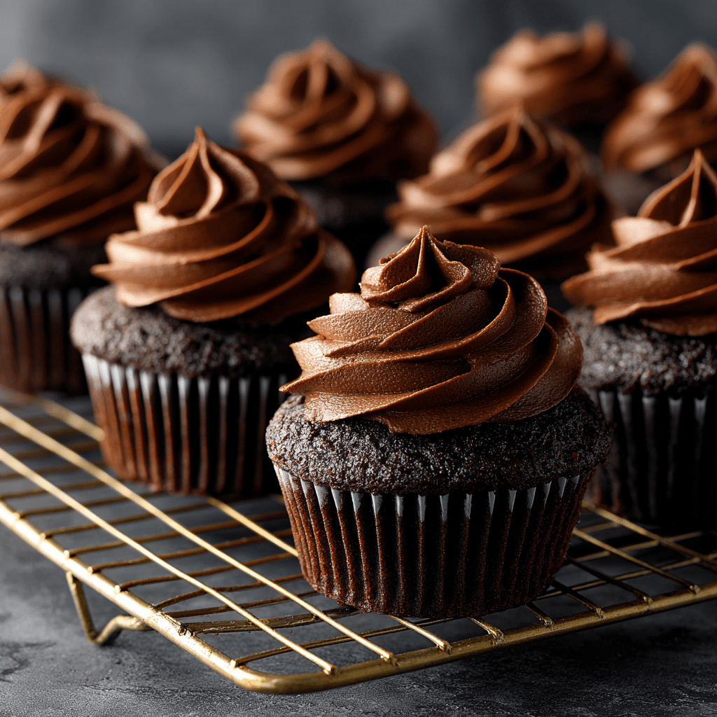 Mini Chocolate Cupcakes