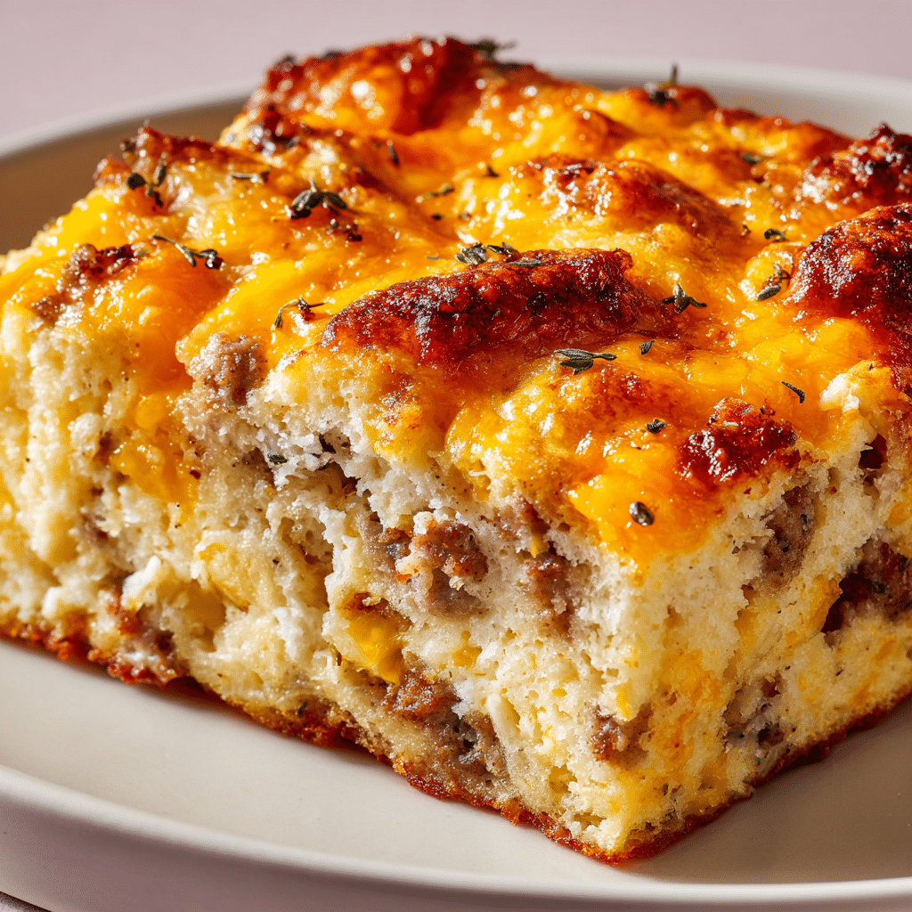 Easy Sausage Egg Biscuit Casserole Recipe