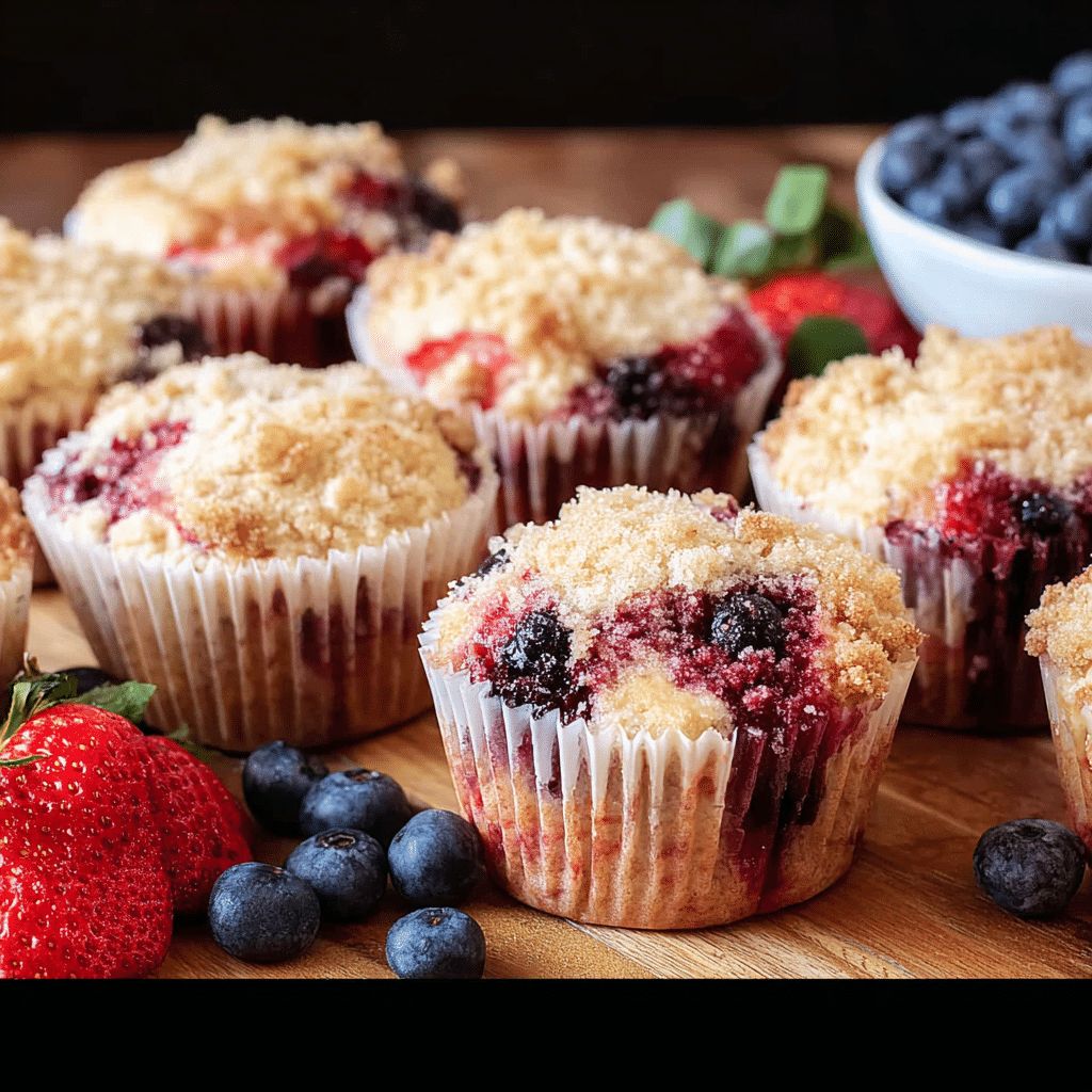 Mixed Berry Muffins