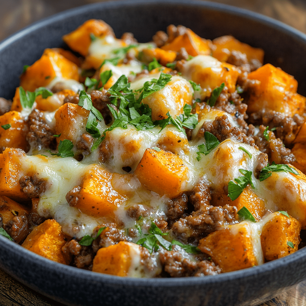 Ground Turkey Sweet Potato Casserole