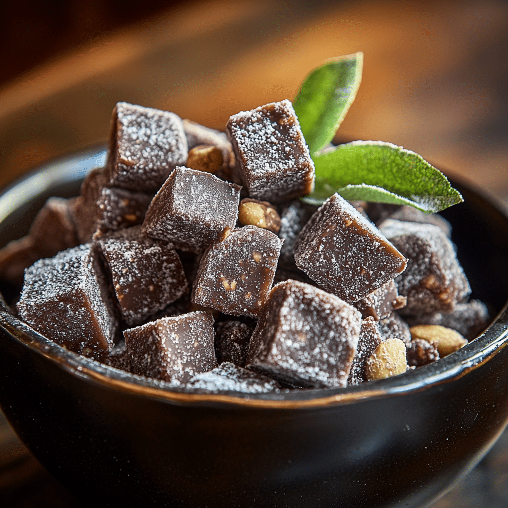 Homemade Brownie Batter Puppy Chow