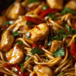 Chicken Spaghetti Lo Mein