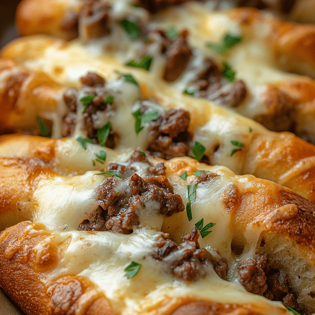 Philly Cheesesteak Stuffed Cheesy Breadsticks
