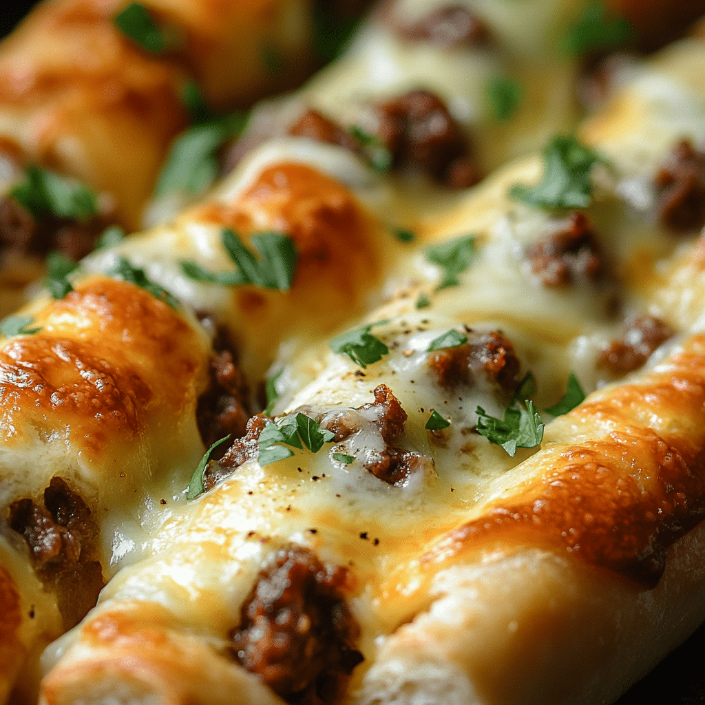 Philly Cheesesteak Stuffed Cheesy Breadsticks