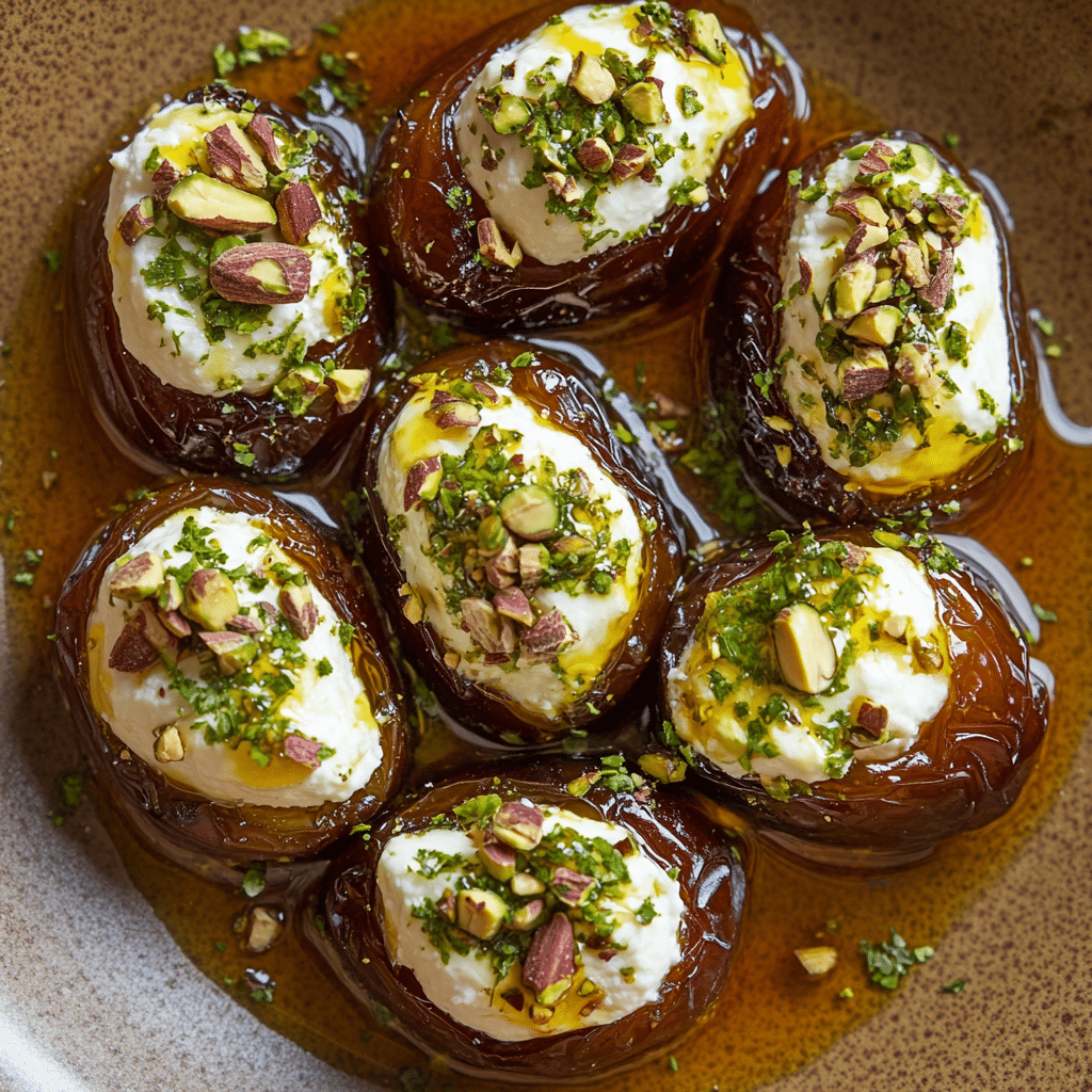 St. Patrick’s Day Treat: Honey Pistachio Ricotta Stuffed Dates