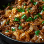 Ground Beef and Chopped Cabbage