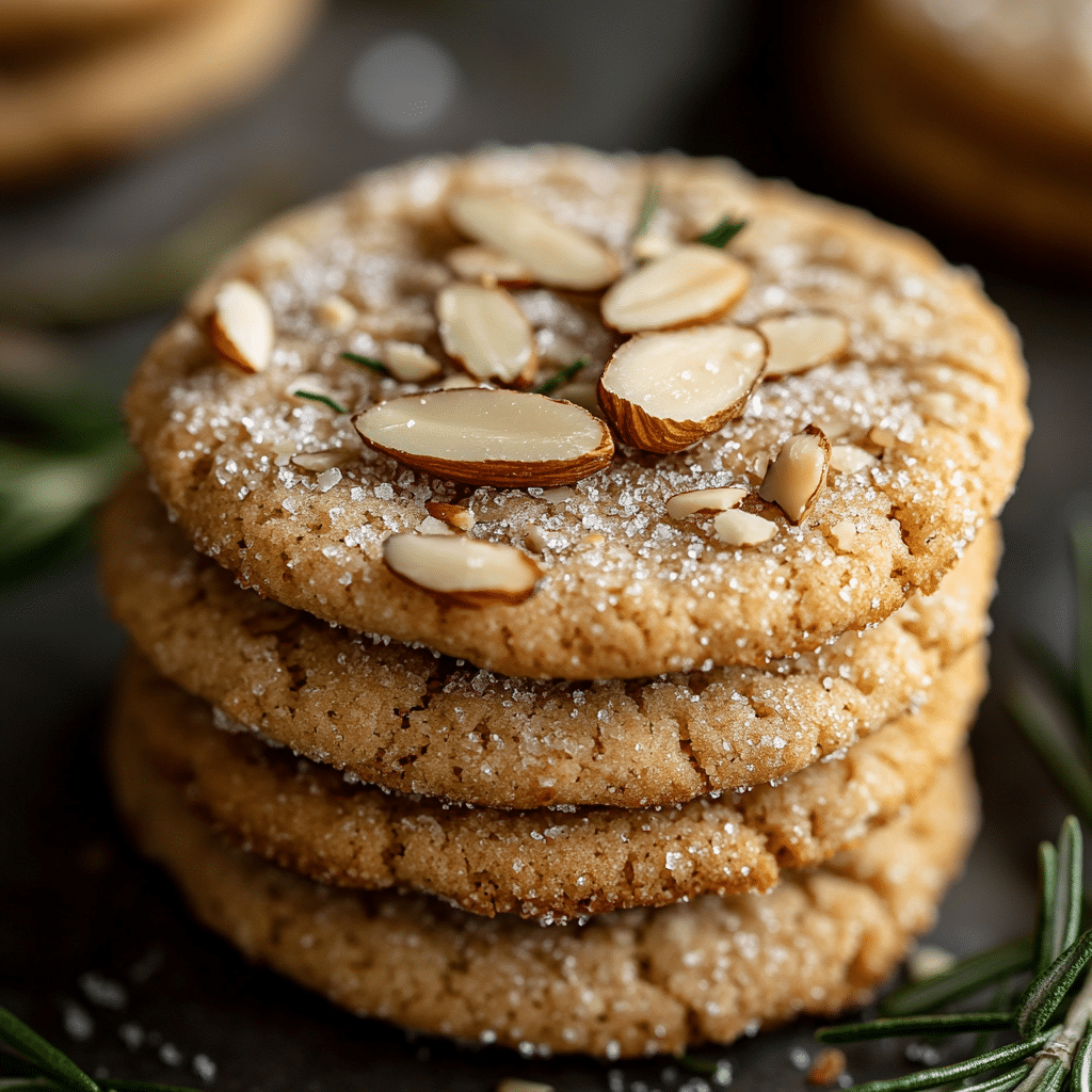 Thin and Crispy Almond Cookies