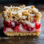 Rhubarb Shortbread Bars