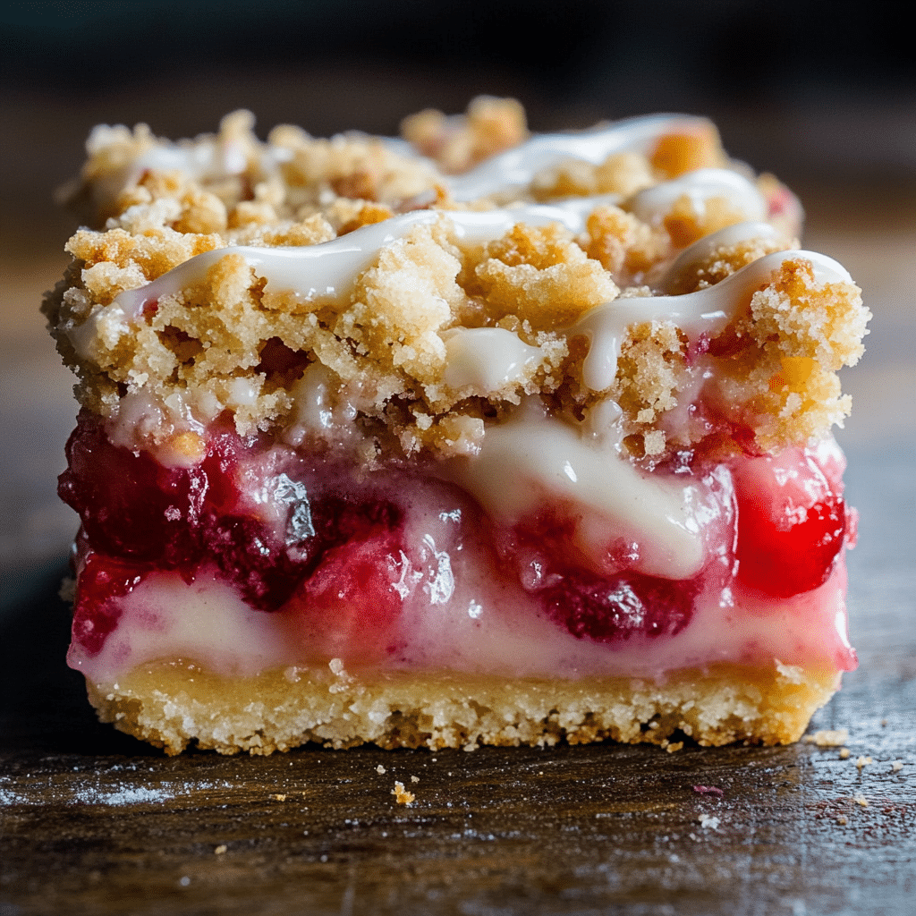 Rhubarb Shortbread Bars