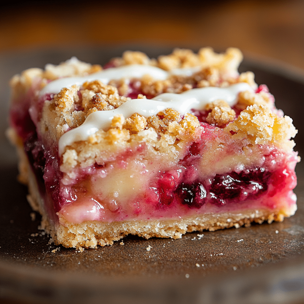 Rhubarb Shortbread Bars
