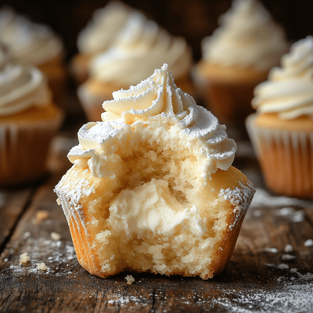 Fluffy Japanese Cotton Cheesecake Cupcakes