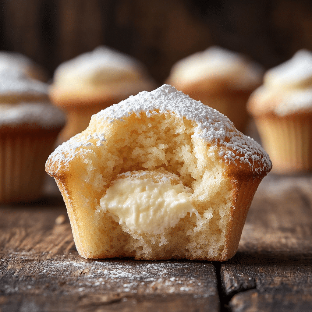 Fluffy Japanese Cotton Cheesecake Cupcakes