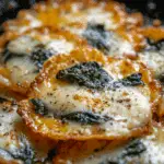 Spinach Dip Cheese Crisps