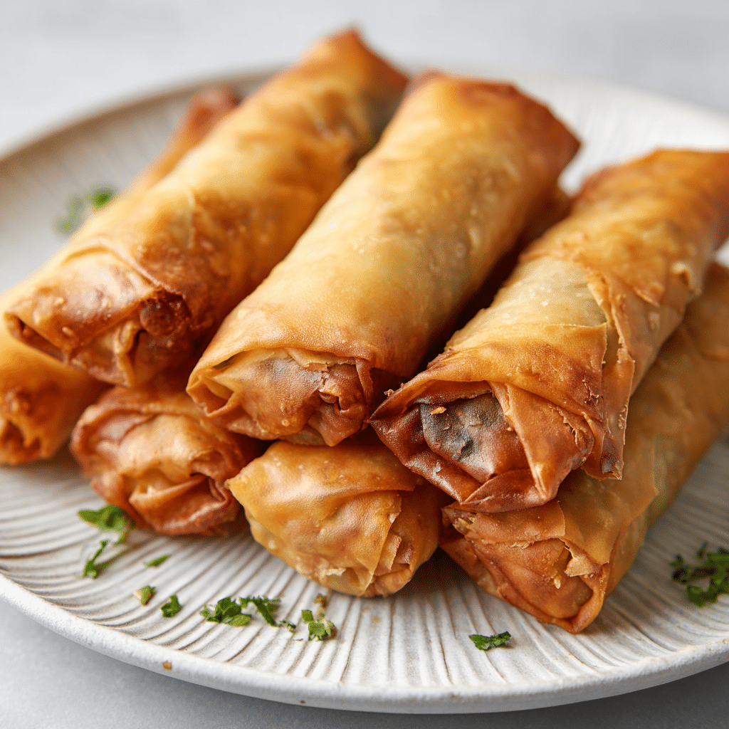 Air Fryer Vegetable Spring Rolls