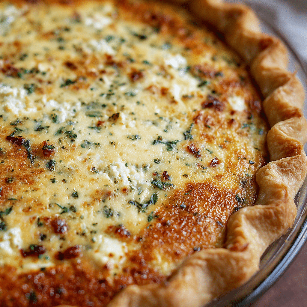 Spinach and Feta Quiche