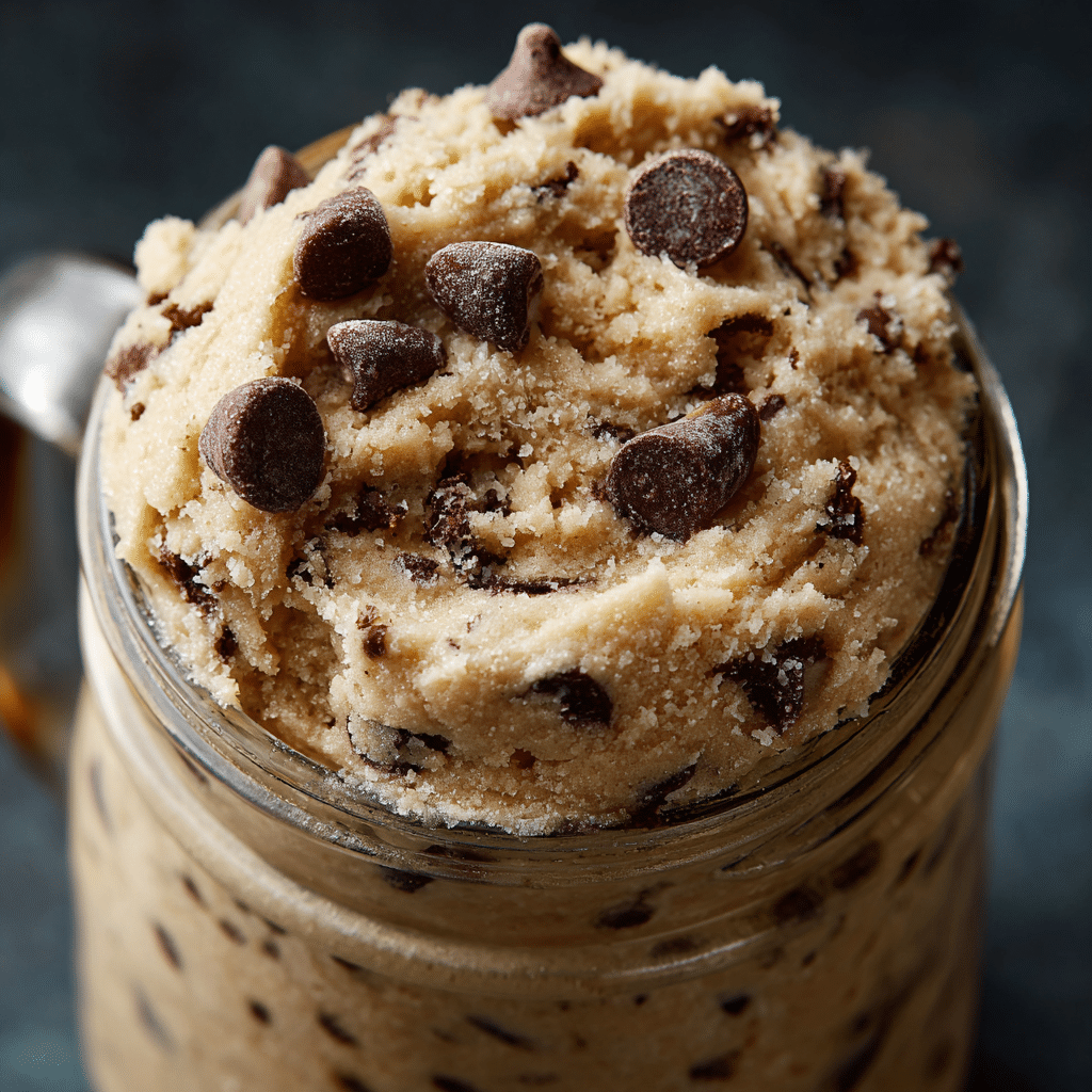 Raw and Vegan Chickpea Cookie Dough (GF & Refined Sugar Free)