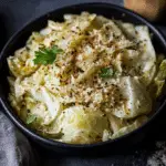 Garlic-Parmesan Melting Cabbage