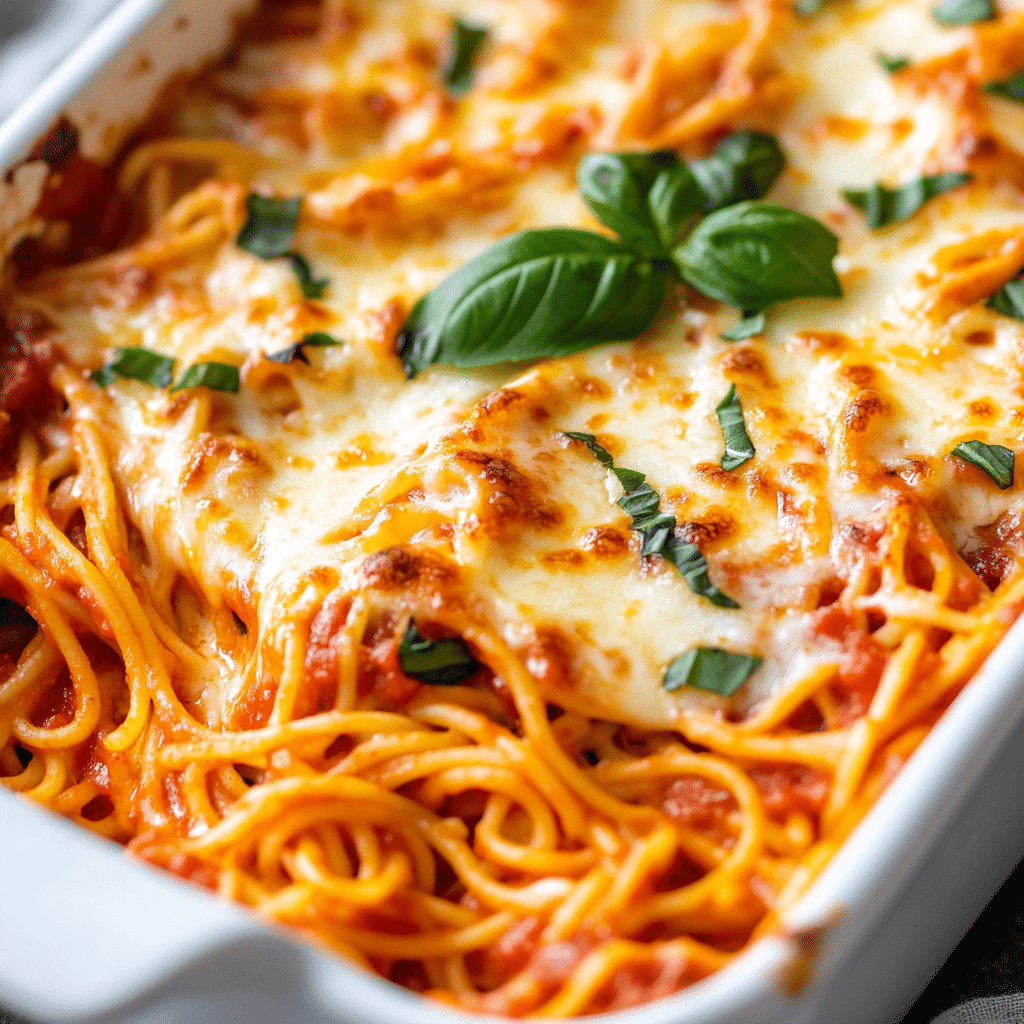 Authentic Italian-Style Spaghetti Bake