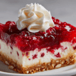 Raspberry Pretzel Salad