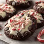 Chocolate Peppermint Meltaway Cookies