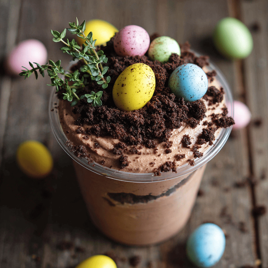Easter Dirt Cups