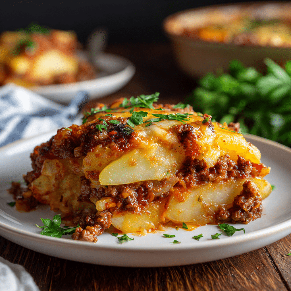 Loaded Potato and Meatloaf Casserole