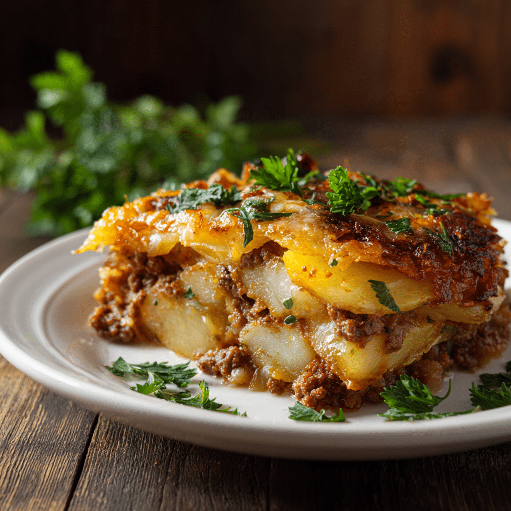 Loaded Potato and Meatloaf Casserole