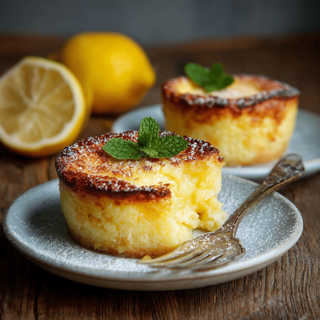Baby Lemon Impossible Pies