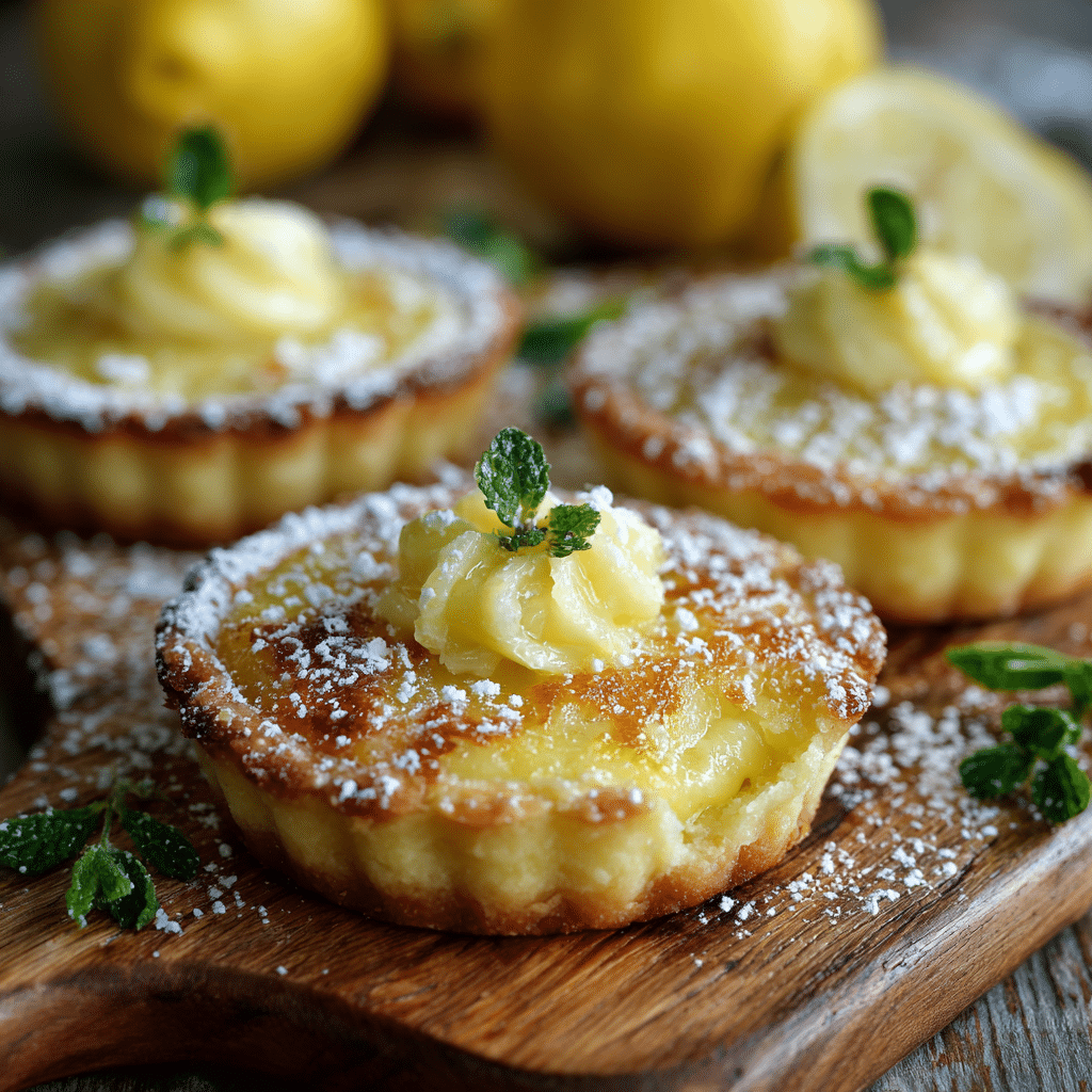 Baby Lemon Impossible Pies