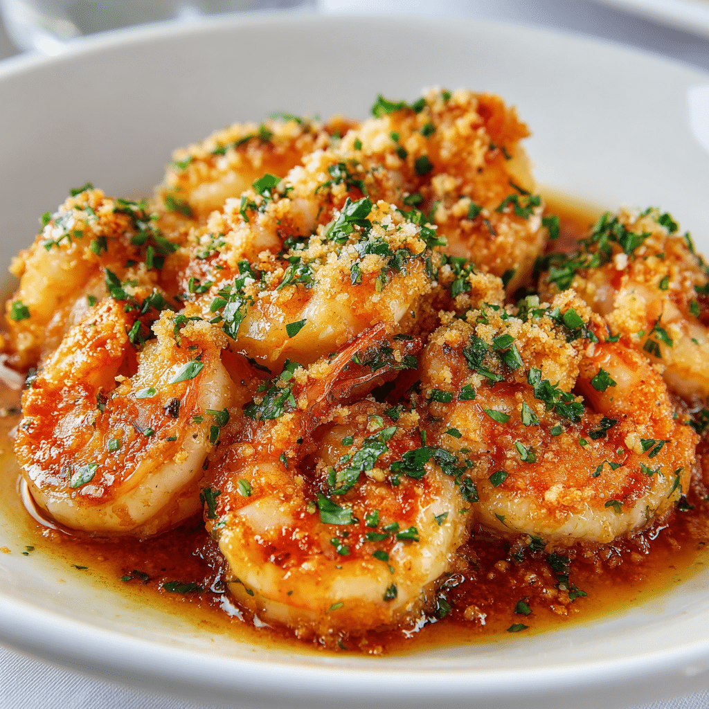 Hawaiian Garlic Shrimp