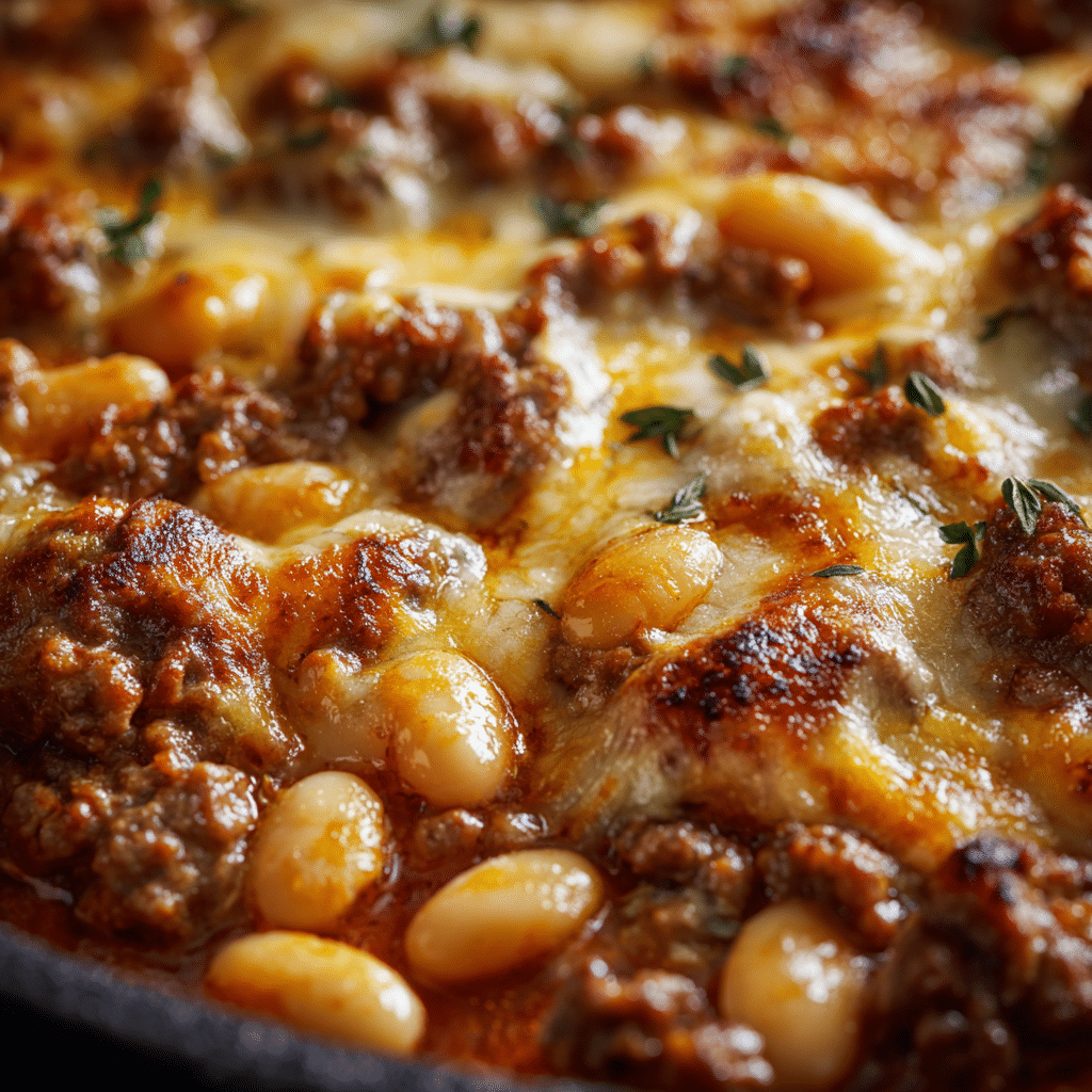 Baked Beans & Ground Beef Casserole