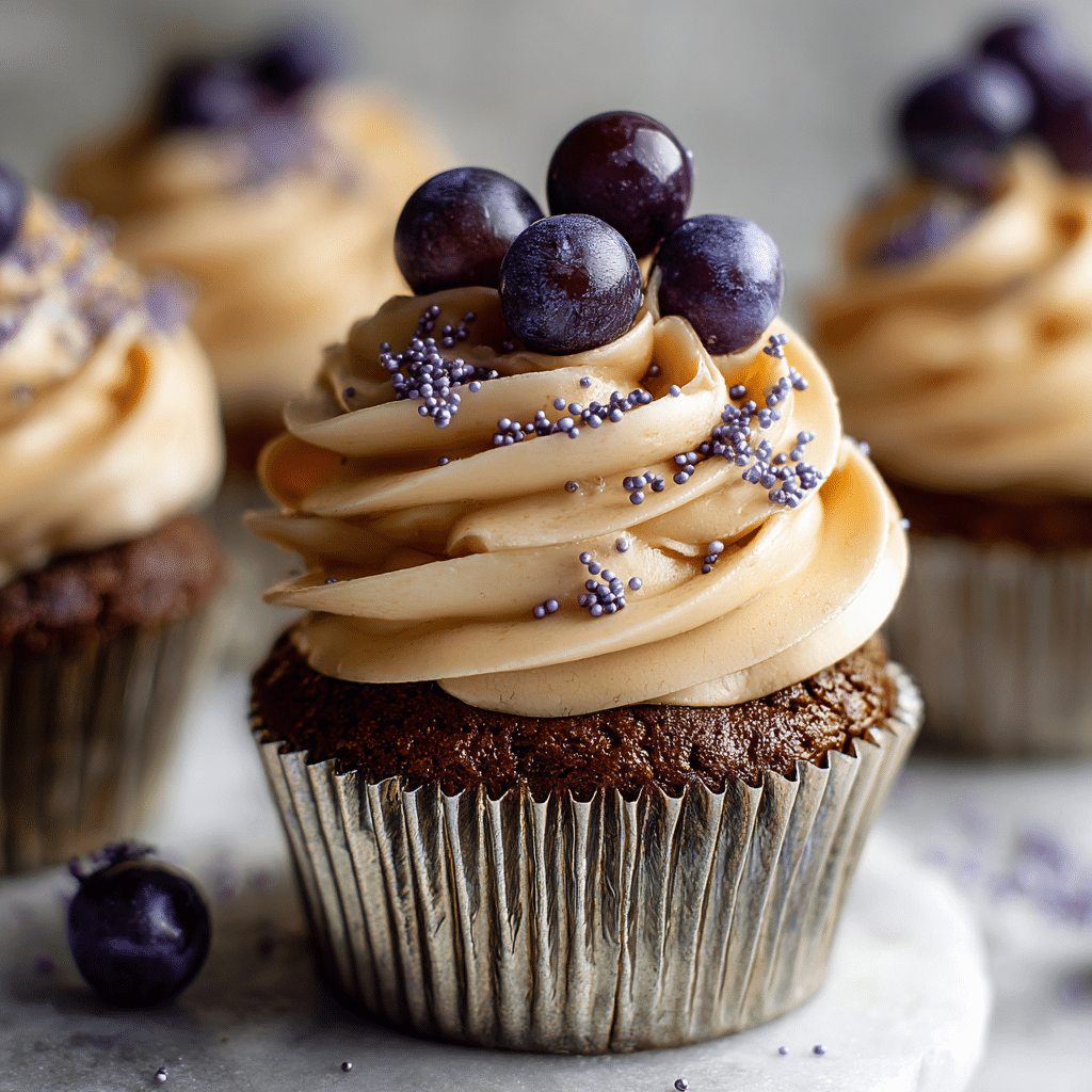 Grape Crush Cupcakes
