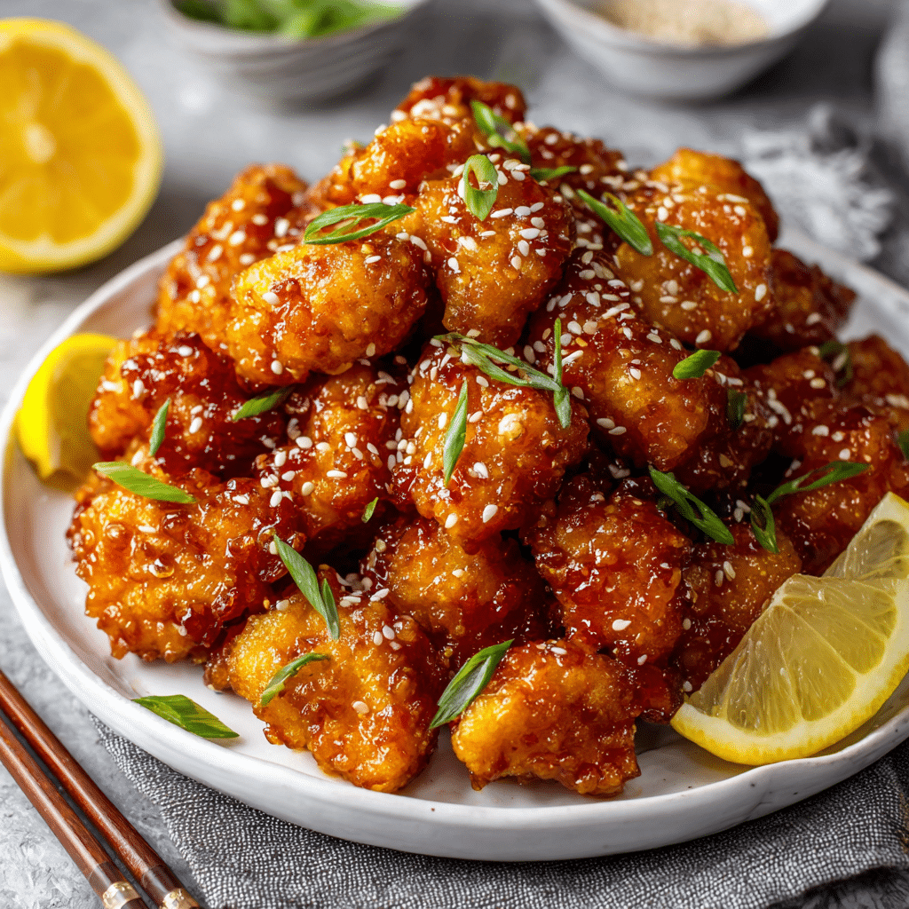 Chinese Crispy Lemon Chicken