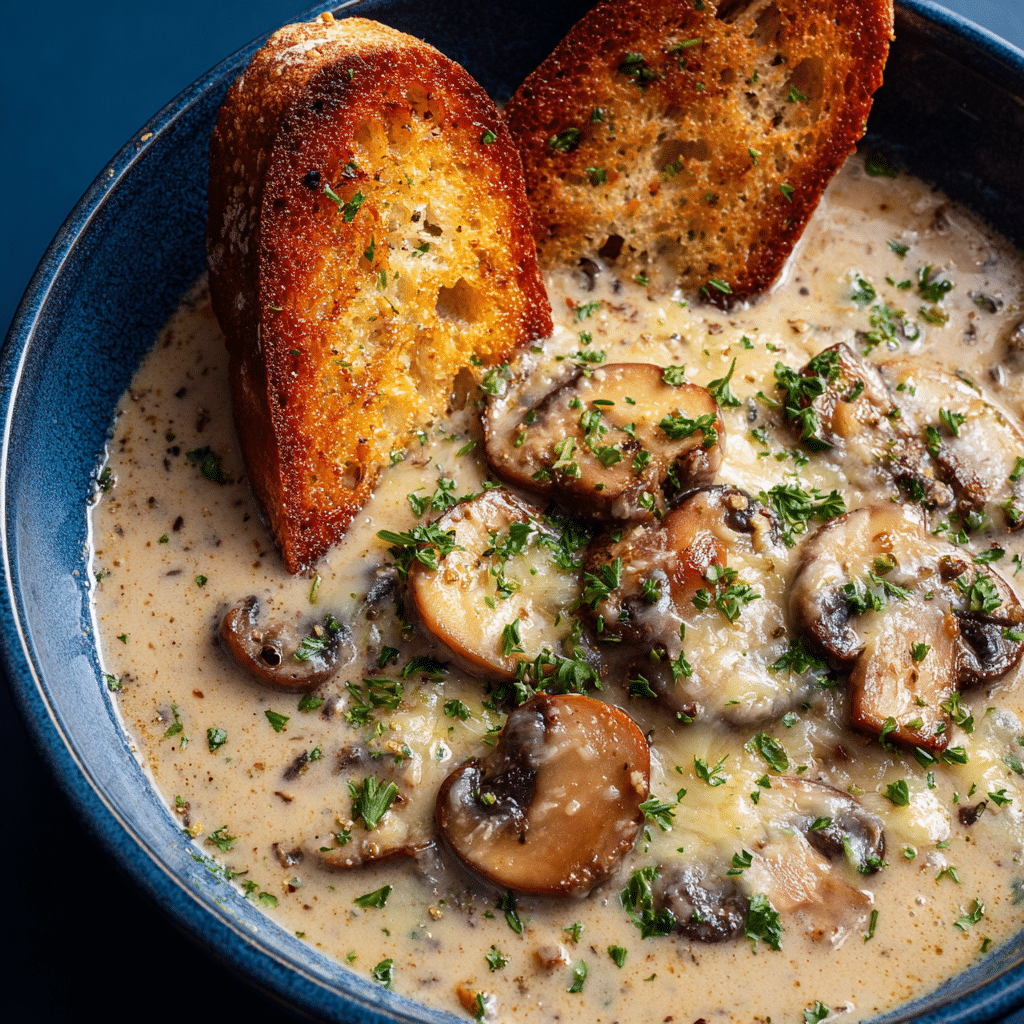 Creamy French Onion and Mushroom Soup