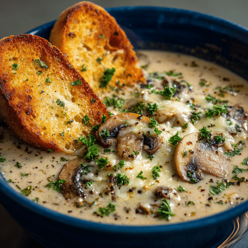 Creamy French Onion and Mushroom Soup